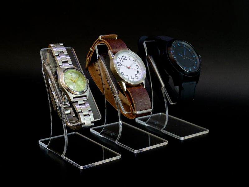 腕時計展示用台 ウォッチスタンド 3台セット-サイン＆ディスプレイ通販コモネット